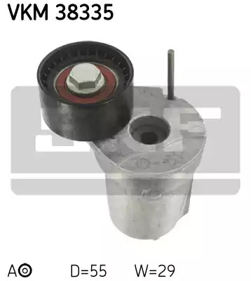 Ролик SKF VKM 38335